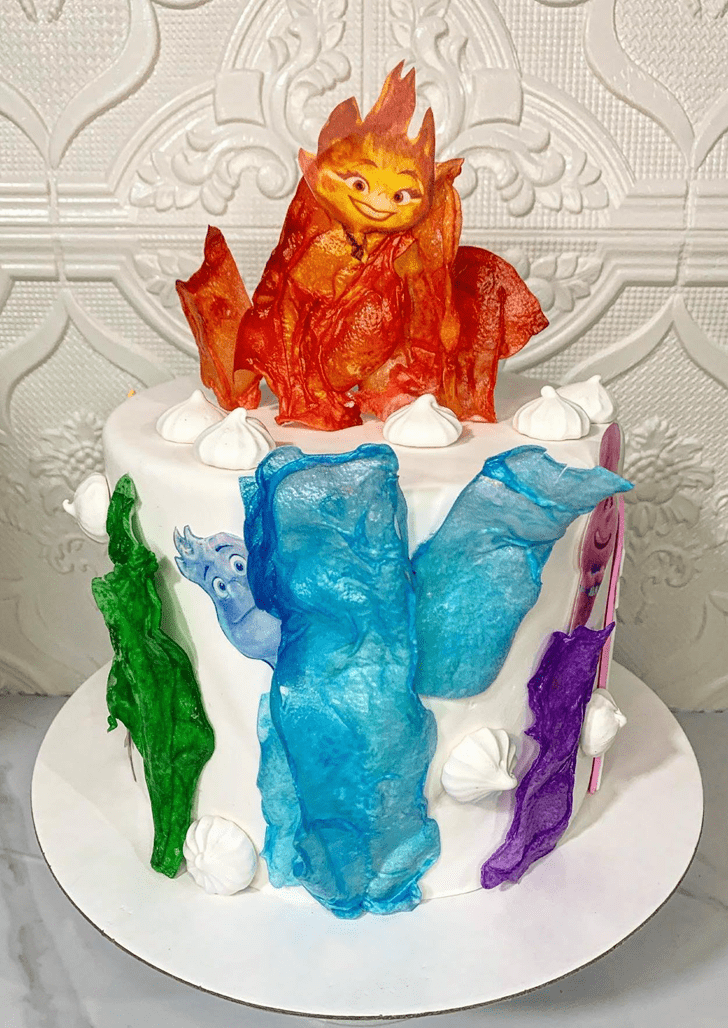 Slightly Elemental Cake