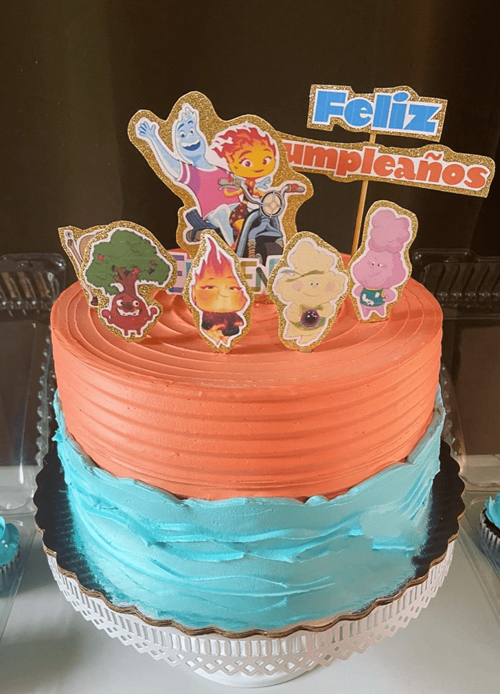 Wonderful Elemental Cake Design