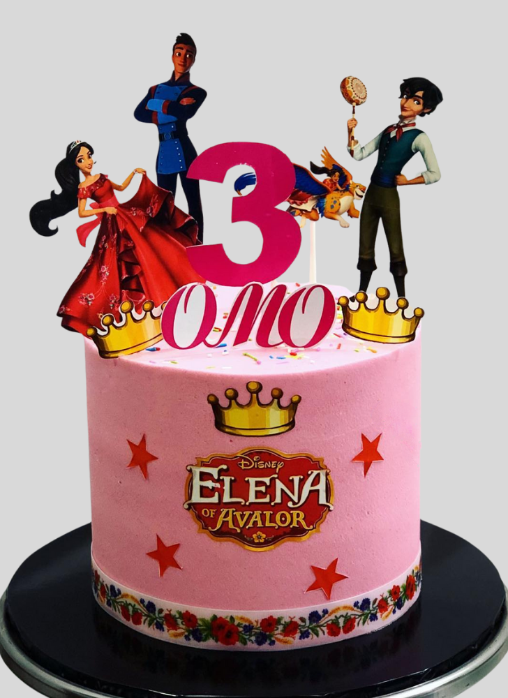Elegant Elena Avalor Cake