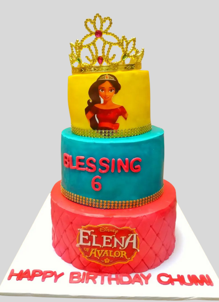 Enticing Elena Avalor Cake