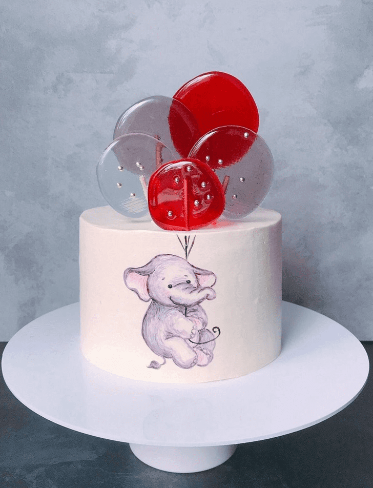 Admirable Elephant Cake Design