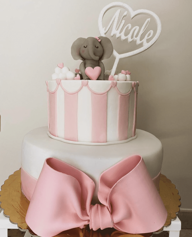 Shapely Elephant Cake