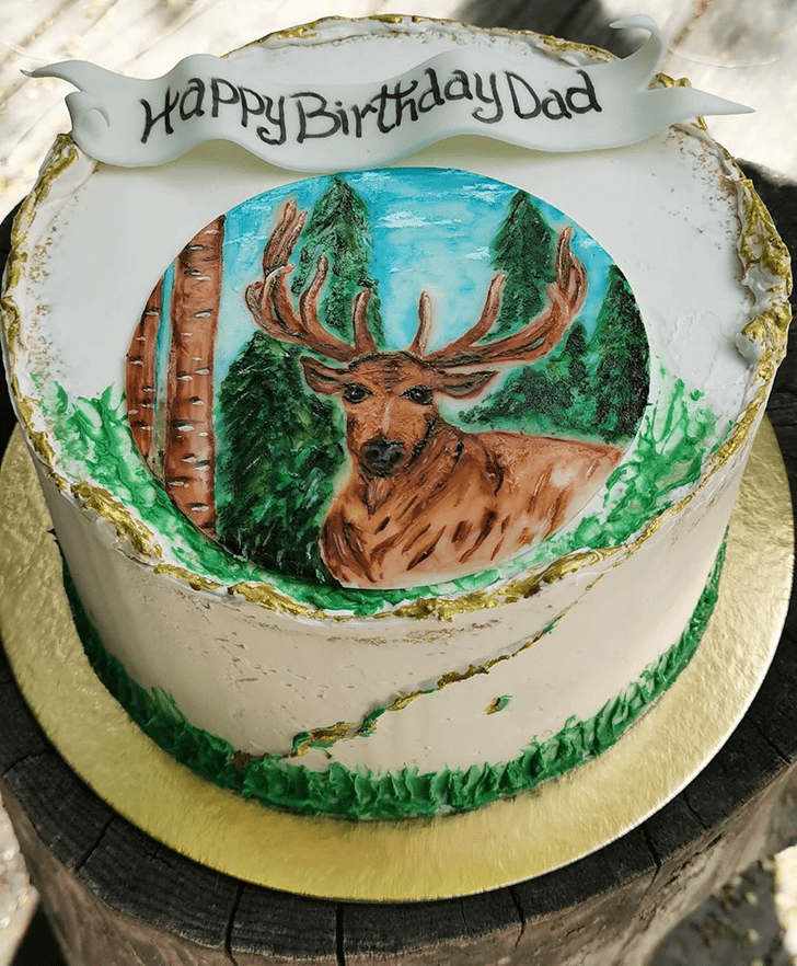 Adorable Elk Cake