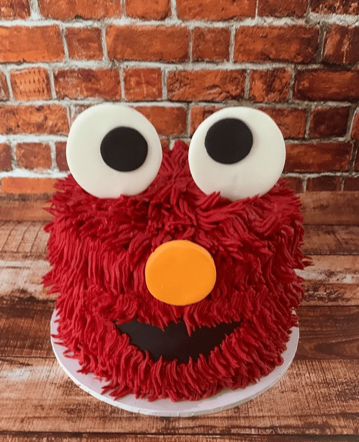 Admirable Elmo Cake Design
