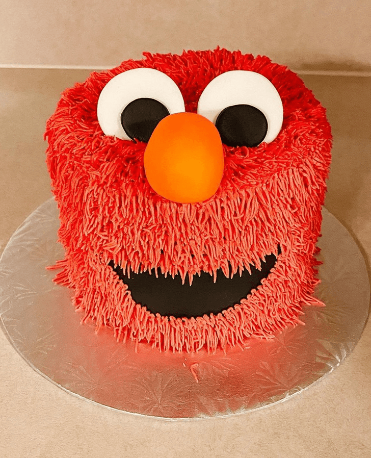 Inviting Elmo Cake