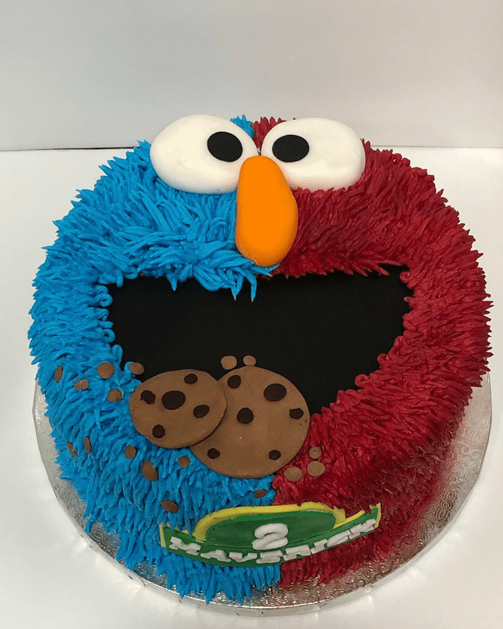 Wonderful Elmo Cake Design