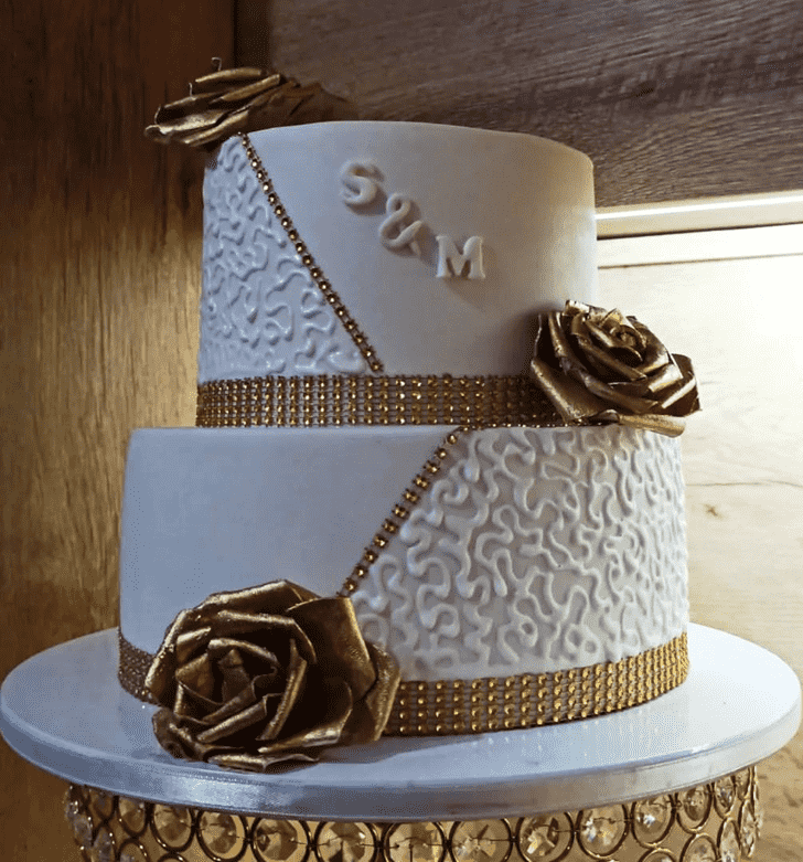 Delightful Engagement Cake