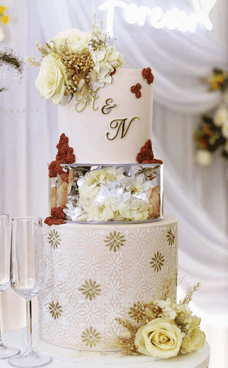 Gorgeous Engagement Cake