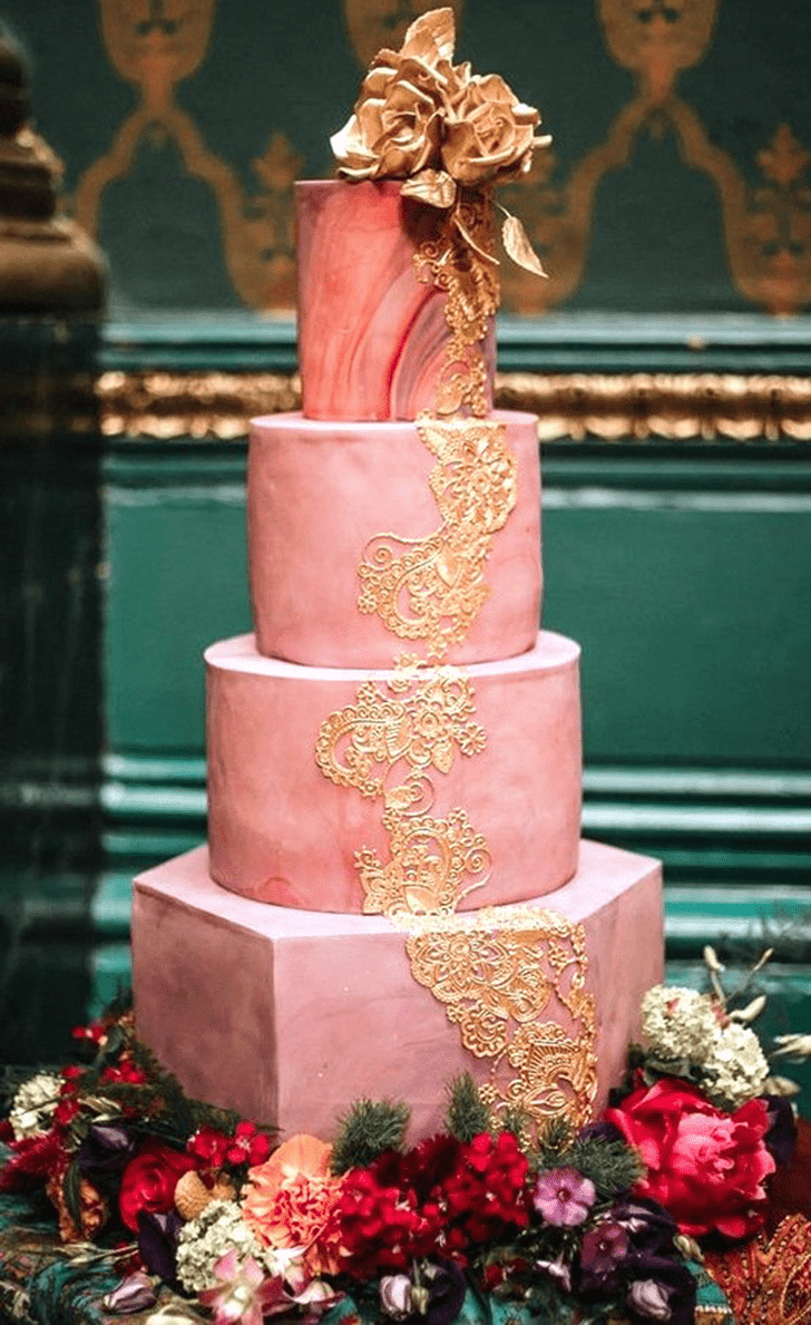 Splendid Engagement Cake
