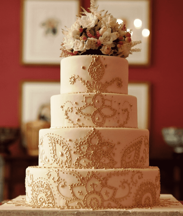 Stunning Engagement Cake
