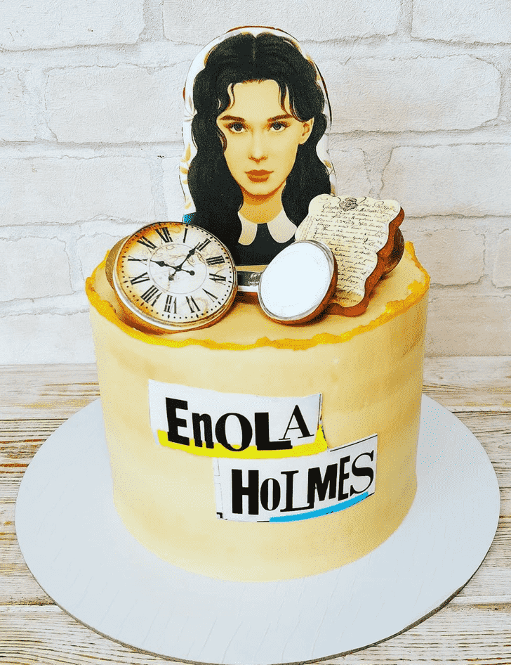 Admirable Enola Holmes Cake Design