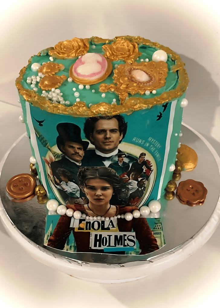 Dazzling Enola Holmes Cake