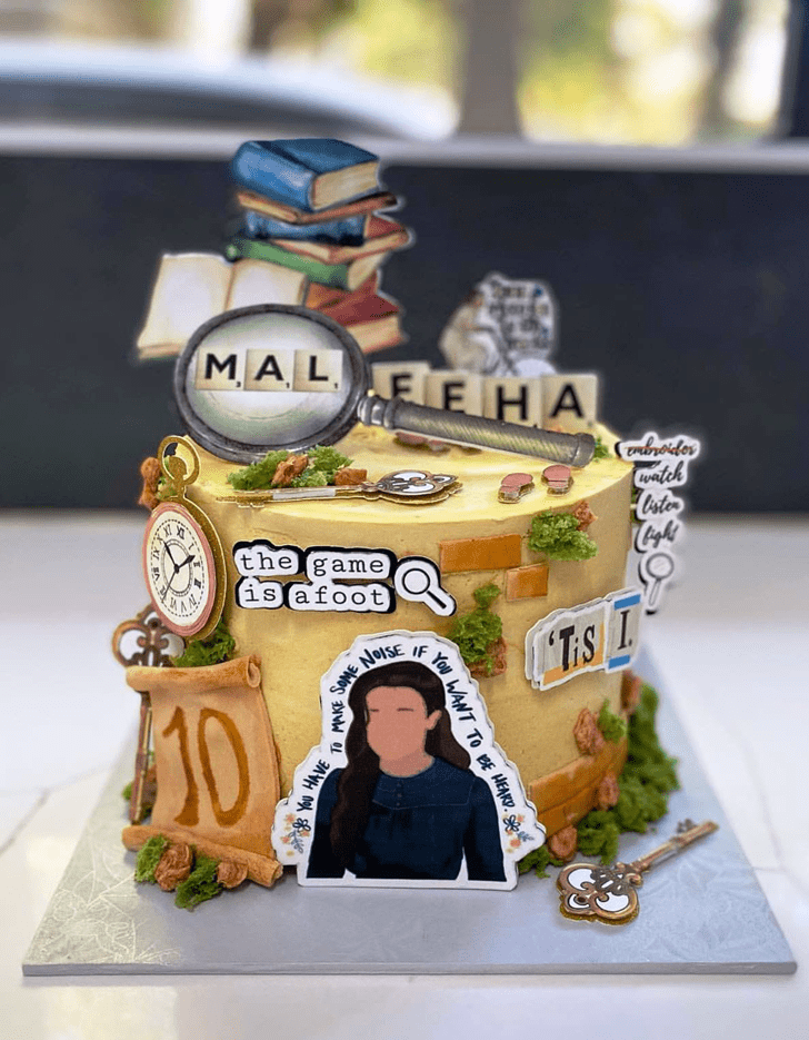 Enthralling Enola Holmes Cake