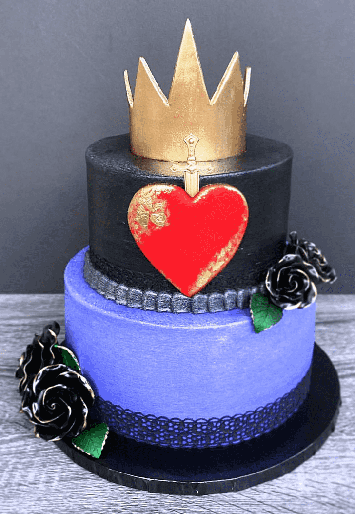 Slightly Evil Queen Cake