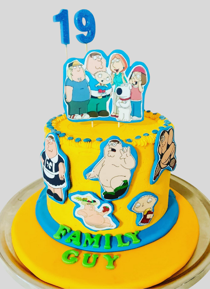 Angelic Family Guy Cake