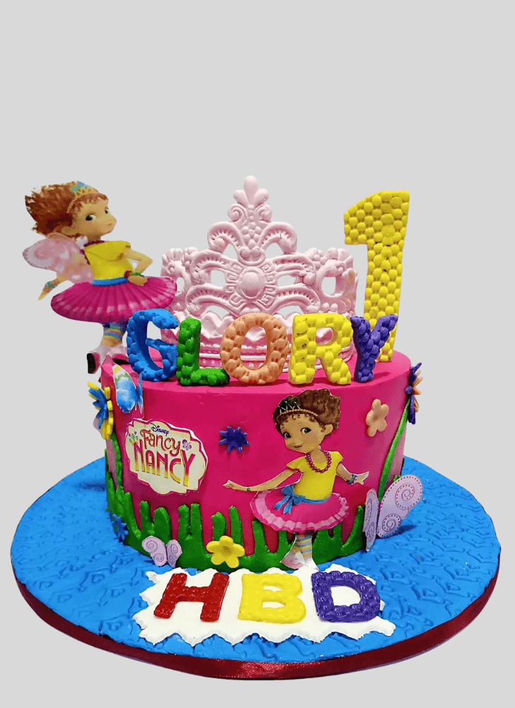 Delightful Fancy Nancy Cake