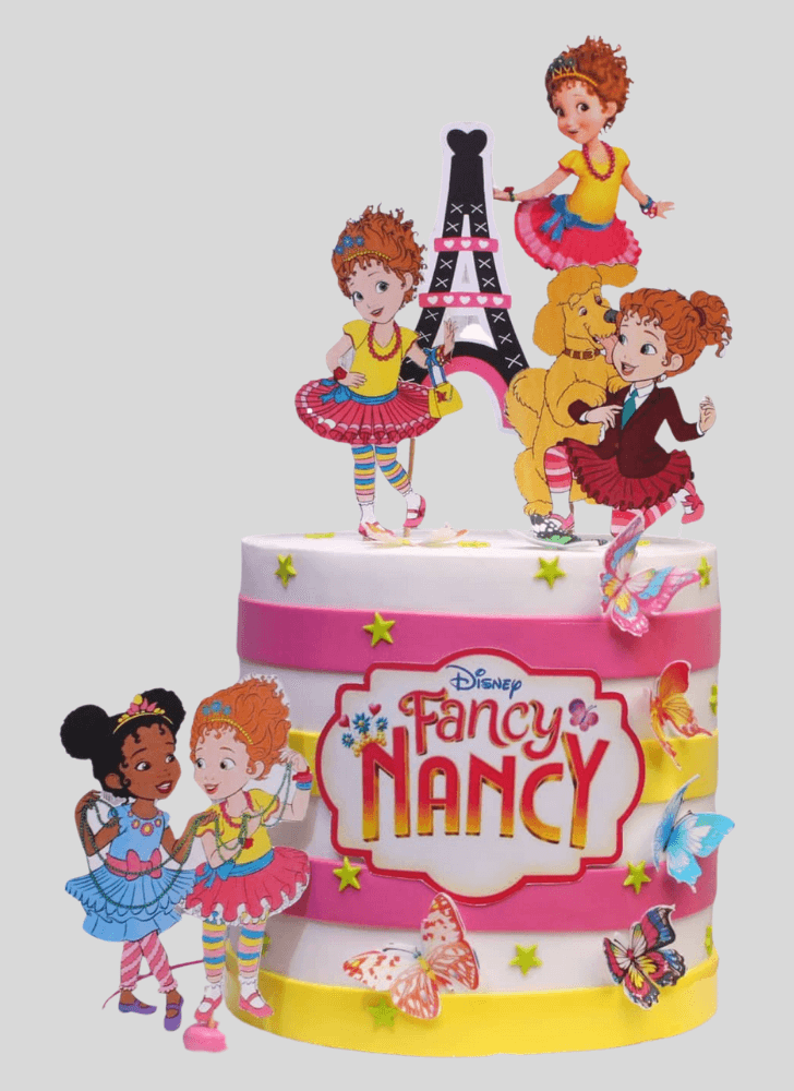 Inviting Fancy Nancy Cake