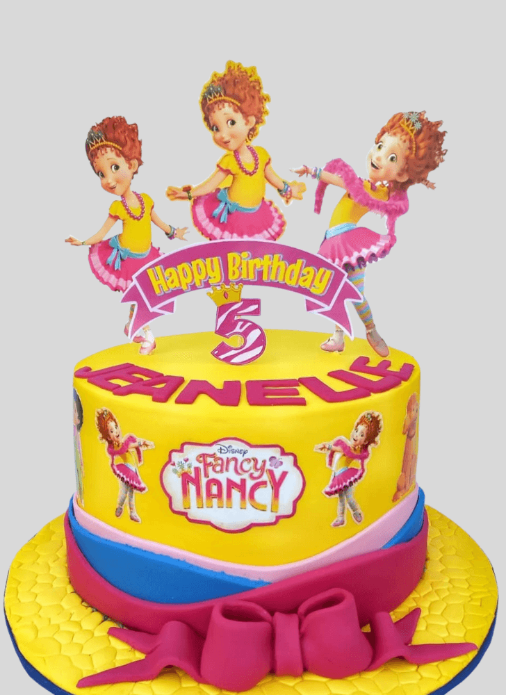 Slightly Fancy Nancy Cake
