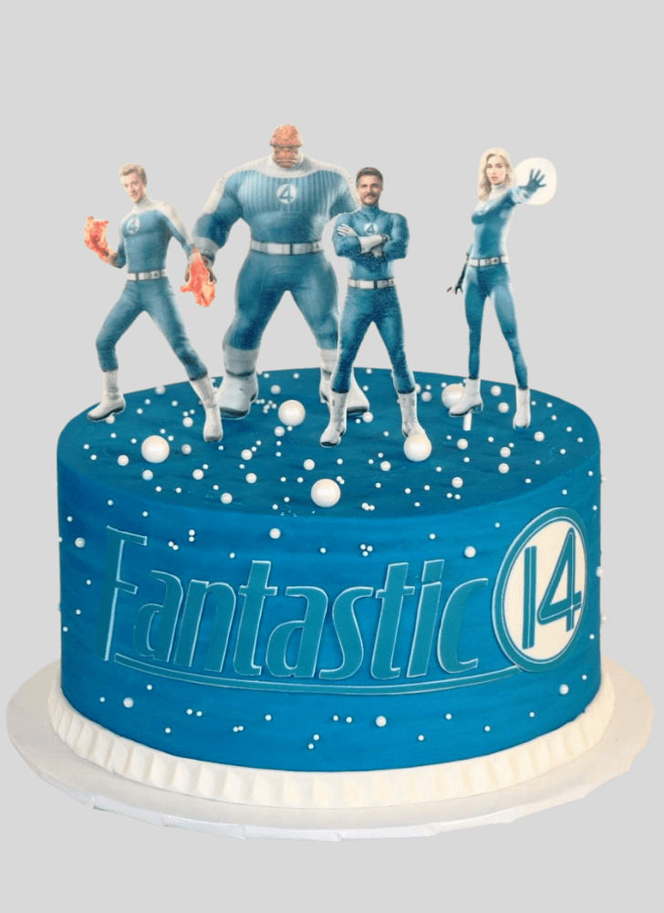 Comely Fantastic Four Cake