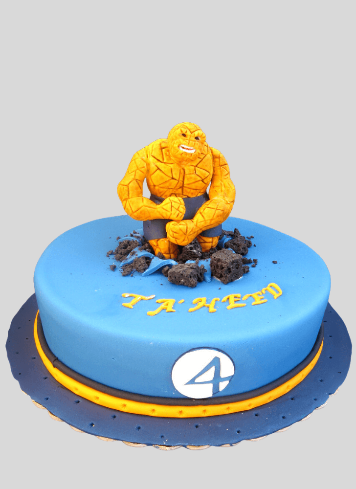Cute Fantastic Four Cake