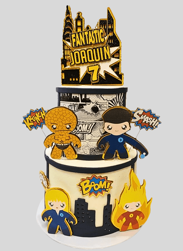 Delightful Fantastic Four Cake