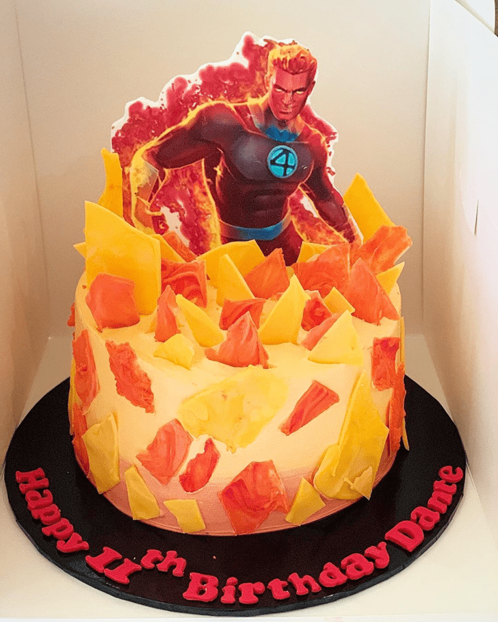 Adorable Fantastic Four Cake