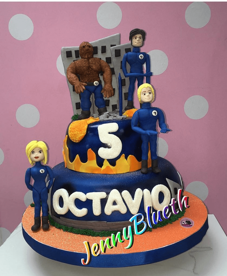 Bewitching Fantastic Four Cake