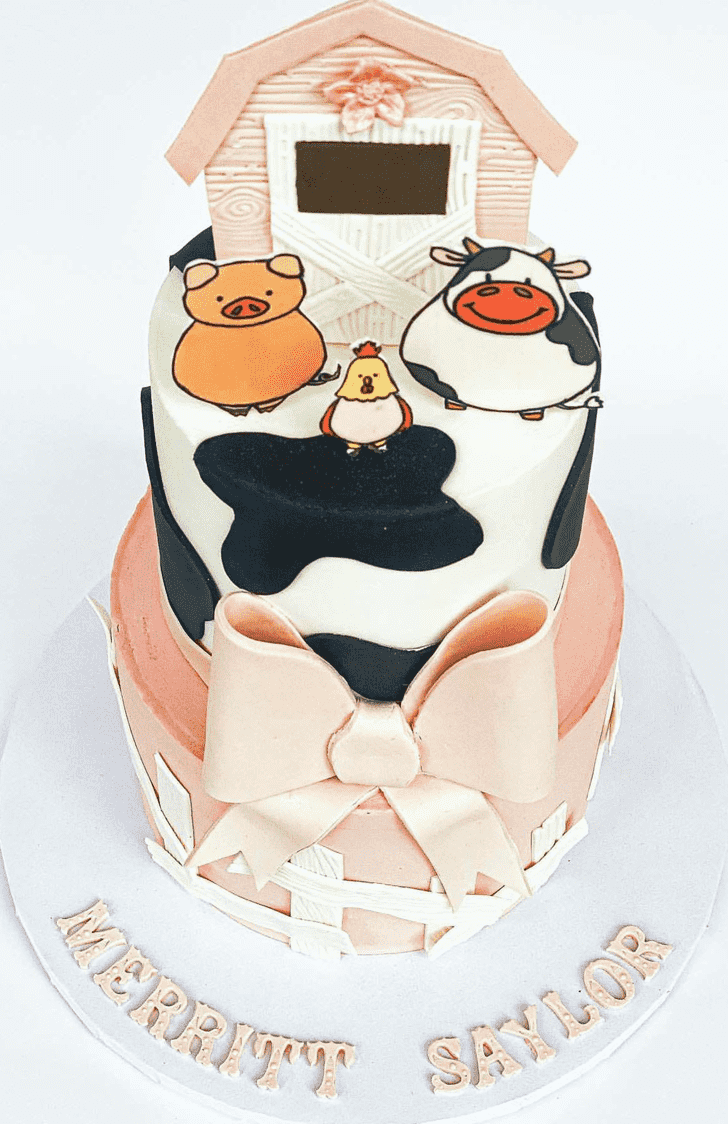 Enthralling Farm  Cake