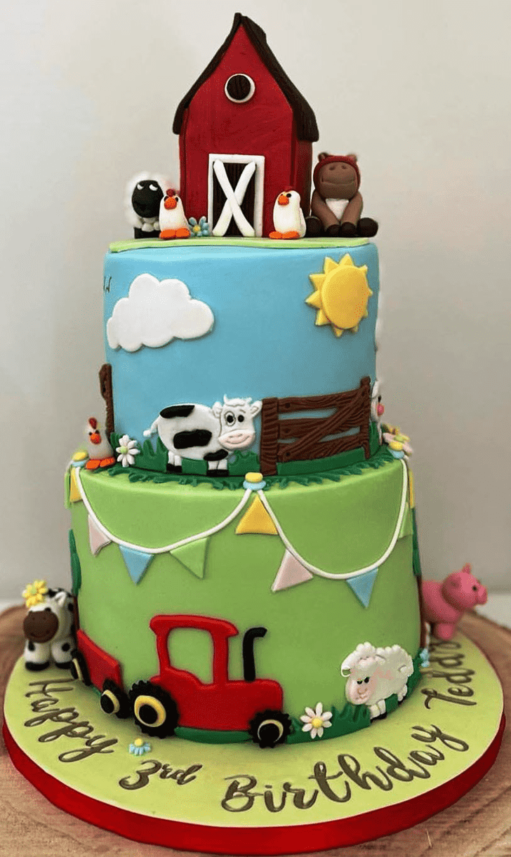 Fascinating Farm  Cake