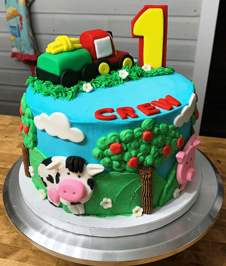 Graceful Farm  Cake