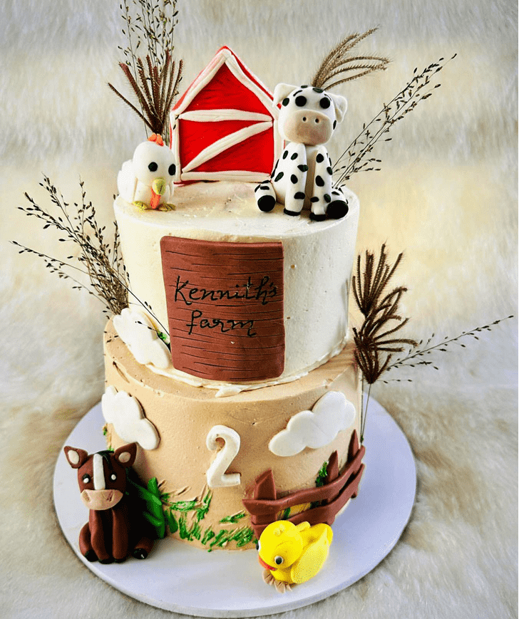 Resplendent Farm  Cake