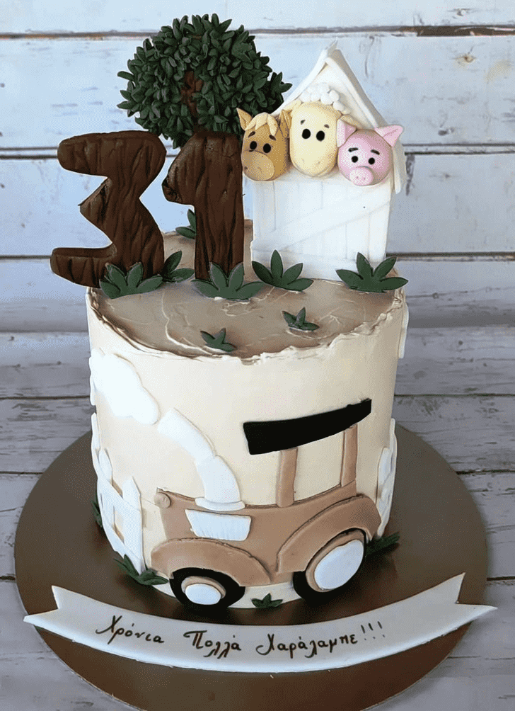 Slightly Farm  Cake