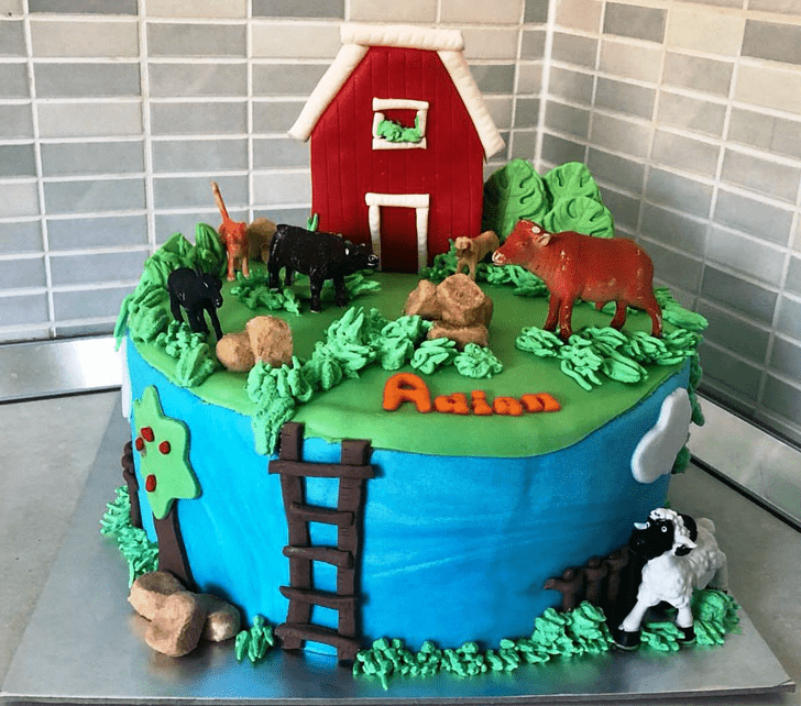 Wonderful Farm  Cake Design