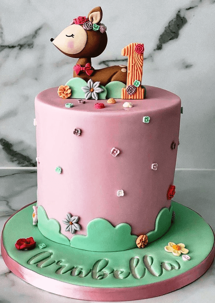 Alluring Fawn Cake