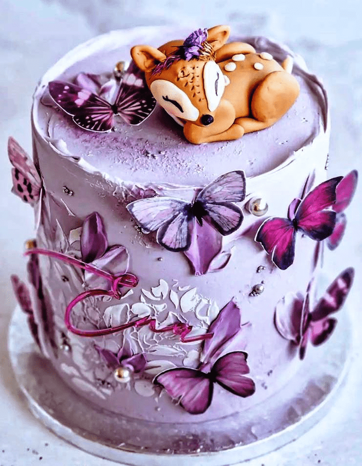 Angelic Fawn Cake