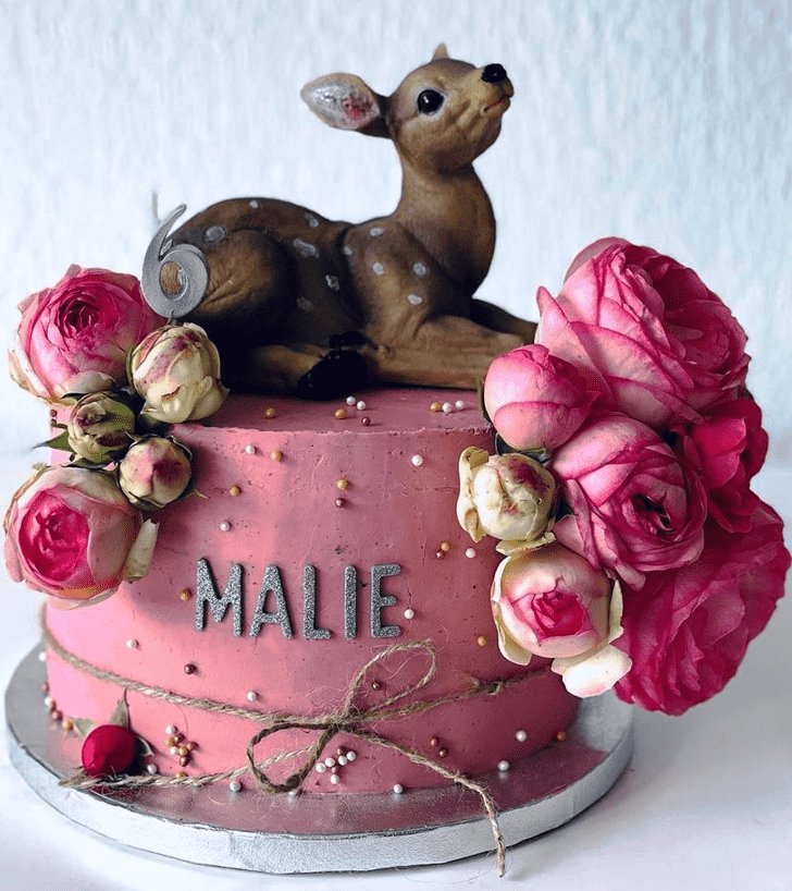 Charming Fawn Cake