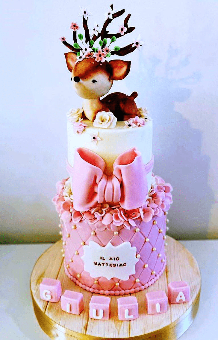 Delightful Fawn Cake