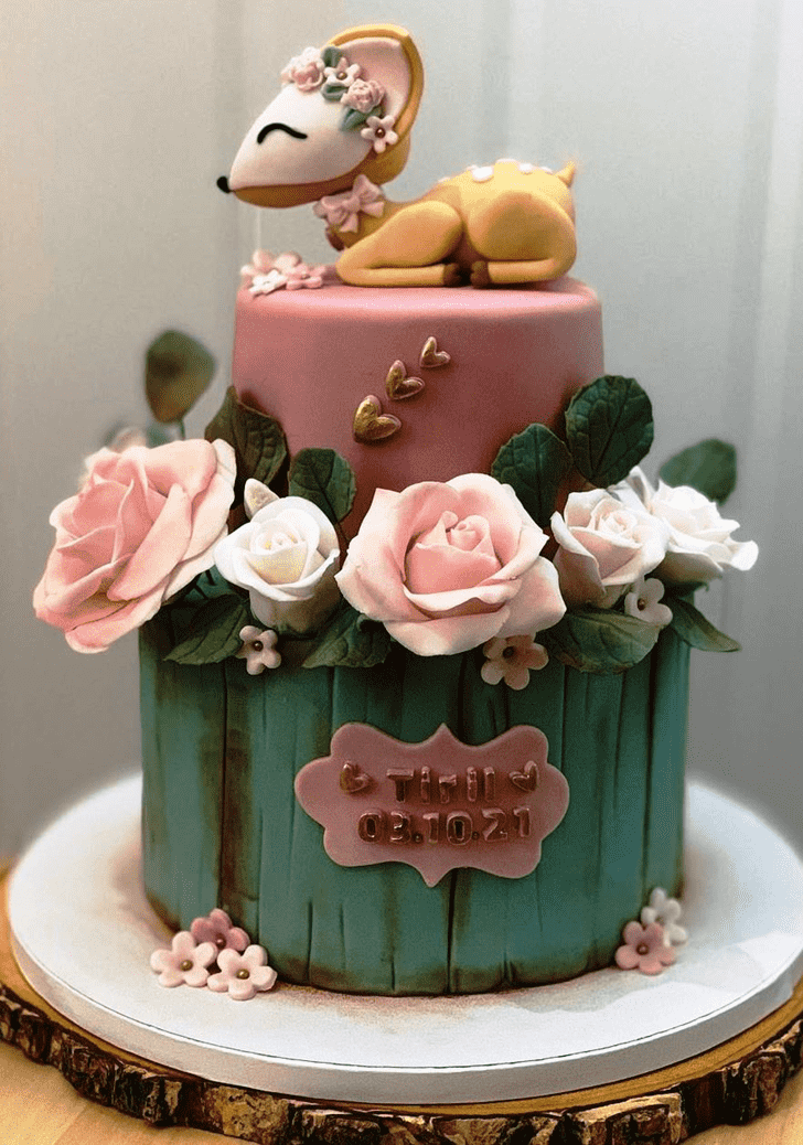 Mesmeric Fawn Cake