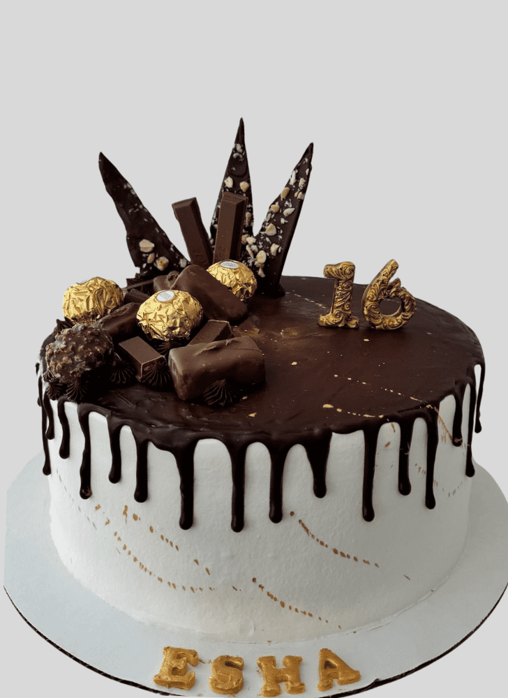 Charming Ferrero Rocher Cake