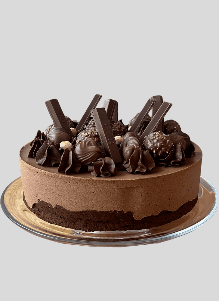 Handsome Ferrero Rocher Cake