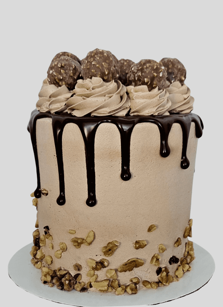 Inviting Ferrero Rocher Cake