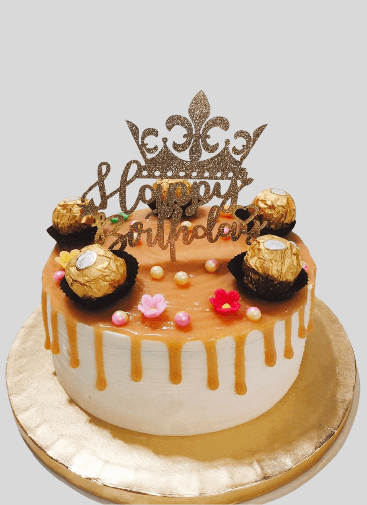 Pretty Ferrero Rocher Cake