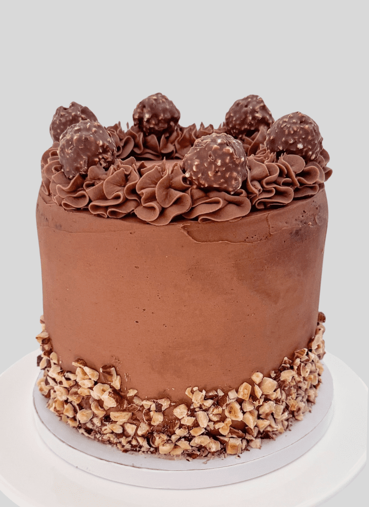 Shapely Ferrero Rocher Cake
