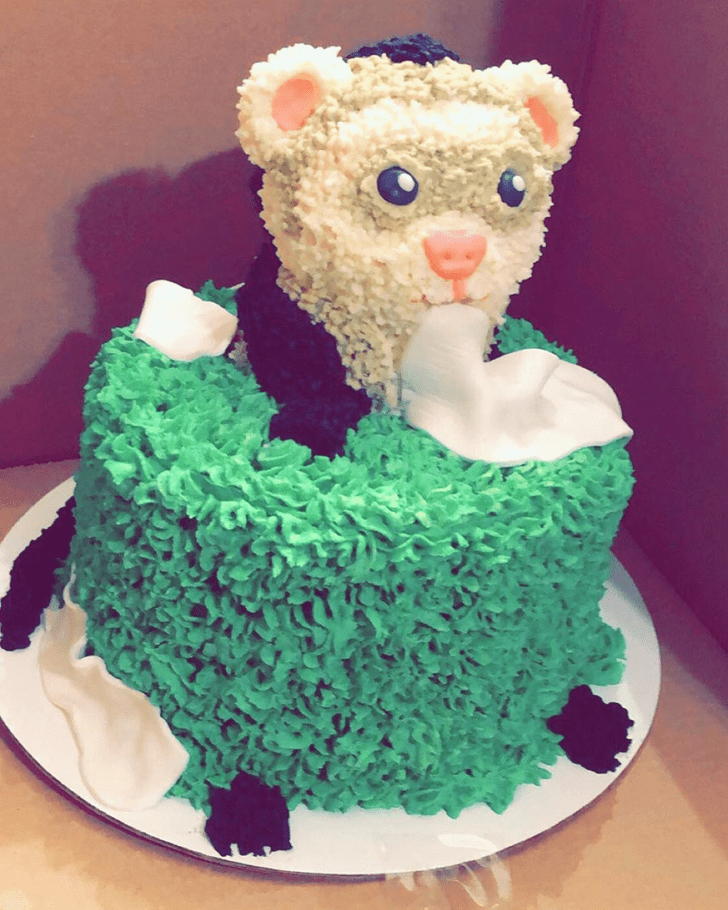 Delightful Ferret Cake