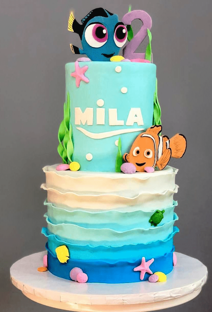 Adorable Finding Dory Cake