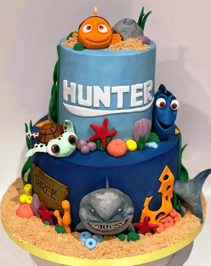 Delightful Finding Dory Cake