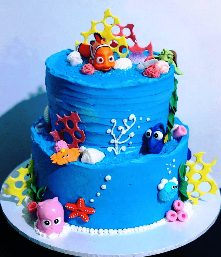 Enticing Finding Dory Cake