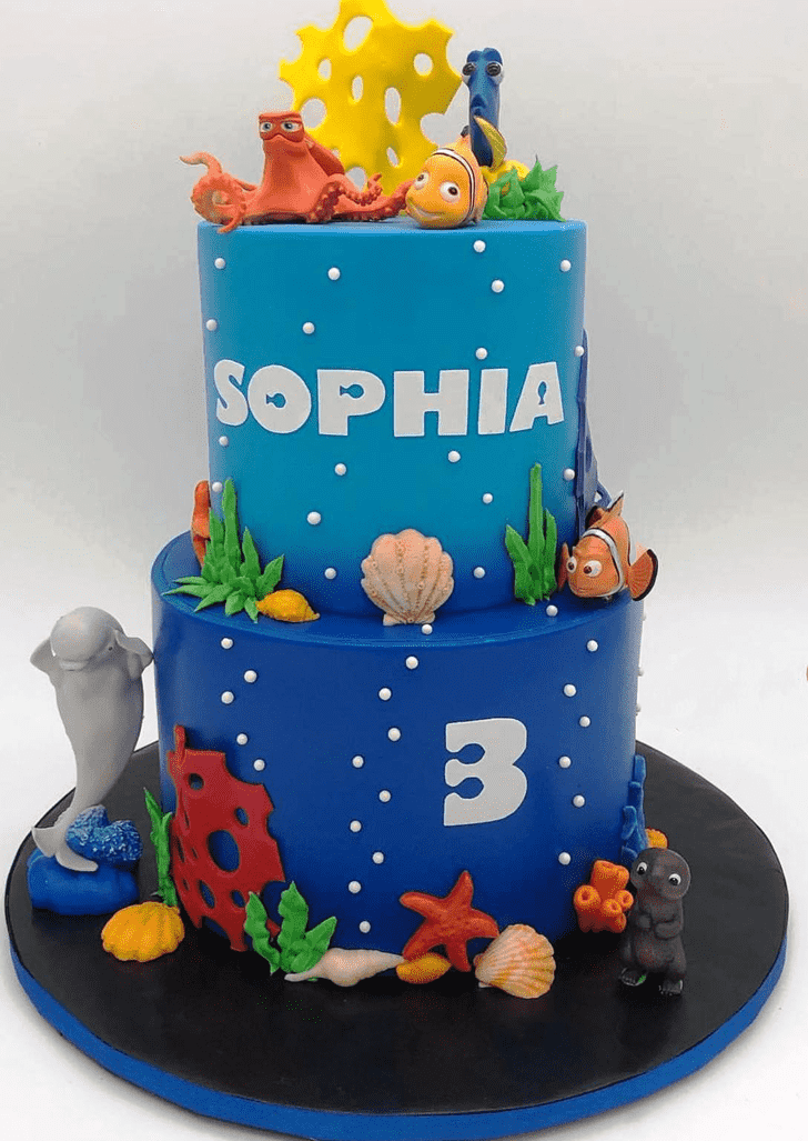 Pleasing Finding Dory Cake