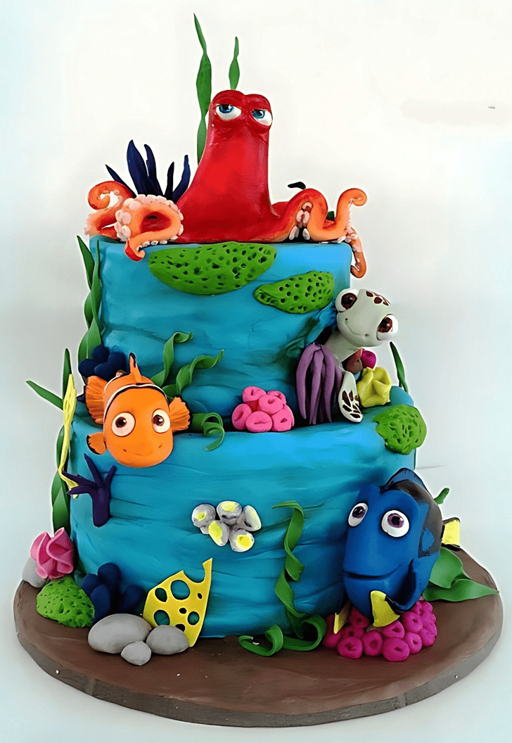 Slightly Finding Dory Cake