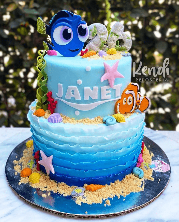 Comely Finding Nemo Cake